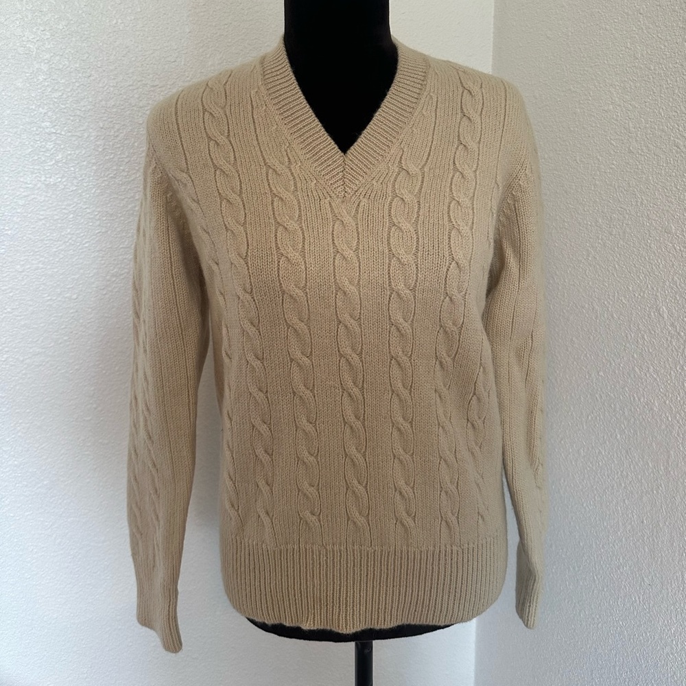 Allen Solly Wool Cable Knit Sweater - XL